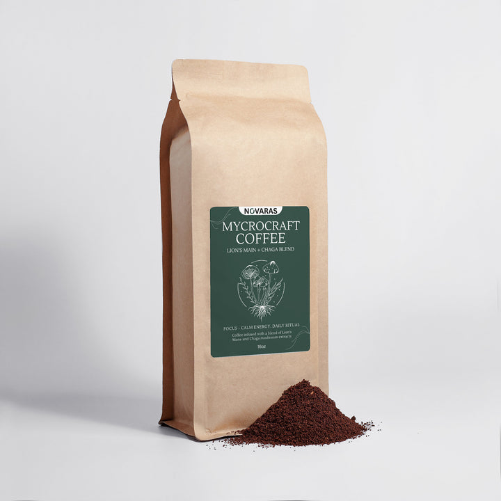 Mycrocraft™ Mushroom Coffee Fusion + Lion’s Mane & Chaga 16oz